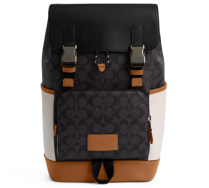 Balo Coach Track In Colorblock ‘Black’ CR259-QBWQQ