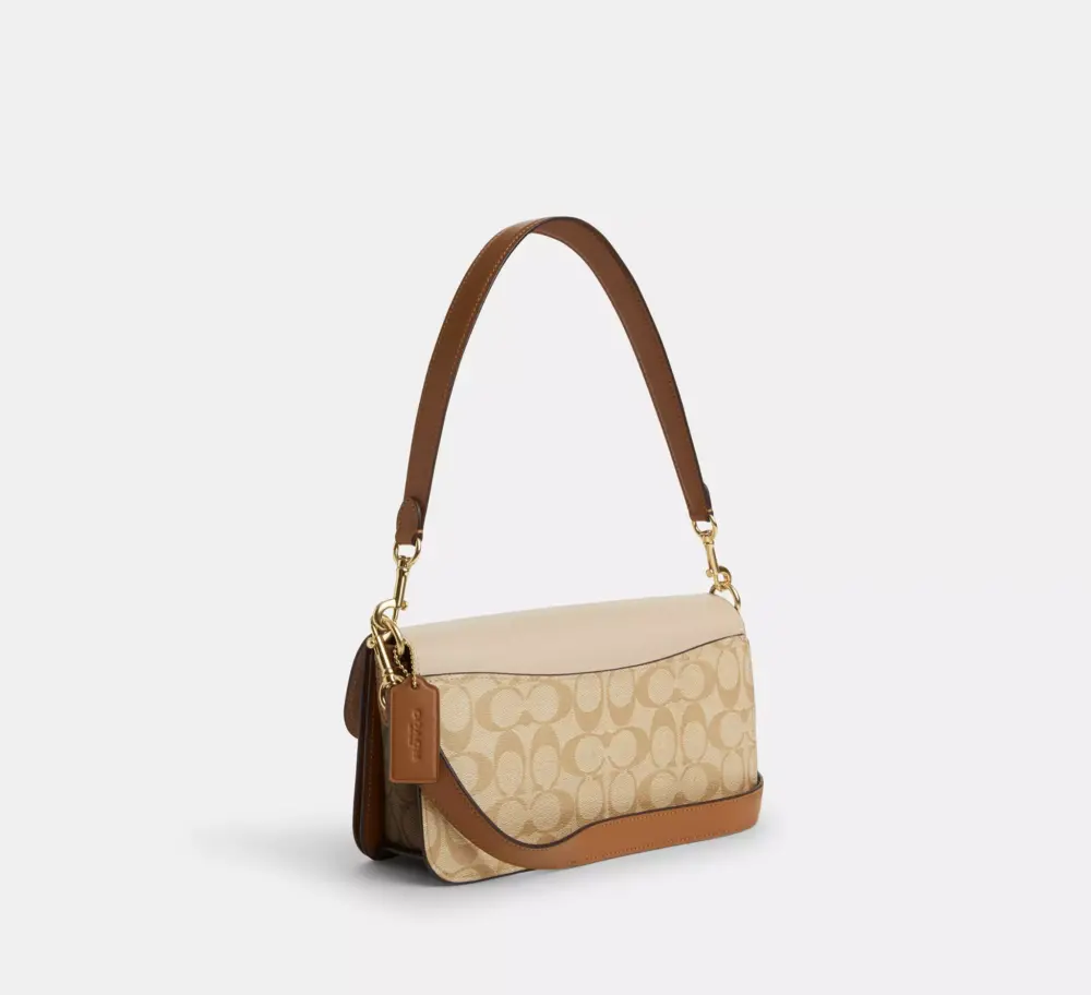 Alternative view of Túi Coach Morgan Blocked Signature Canvas ‘Beige’ CR332-IMWQ4
