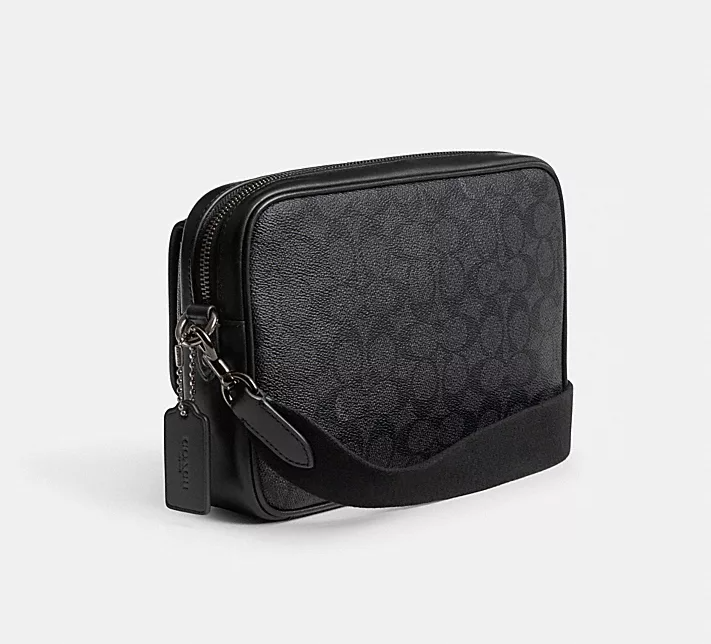 Túi Coach Charter Flap Crossbody 24 ‘Black’ CR712-CHR - Ảnh 3