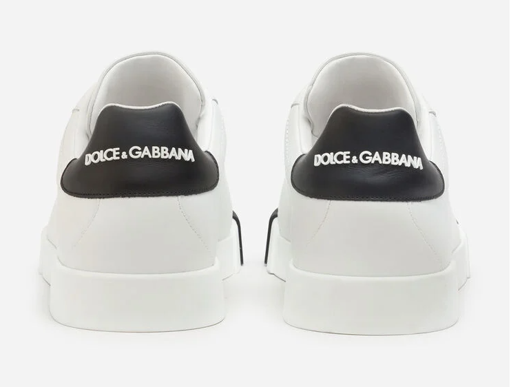 Giày Nam Dolce & Gabbana Calfskin Nappa 'White Black' CS1802AW11389697 - Ảnh 5