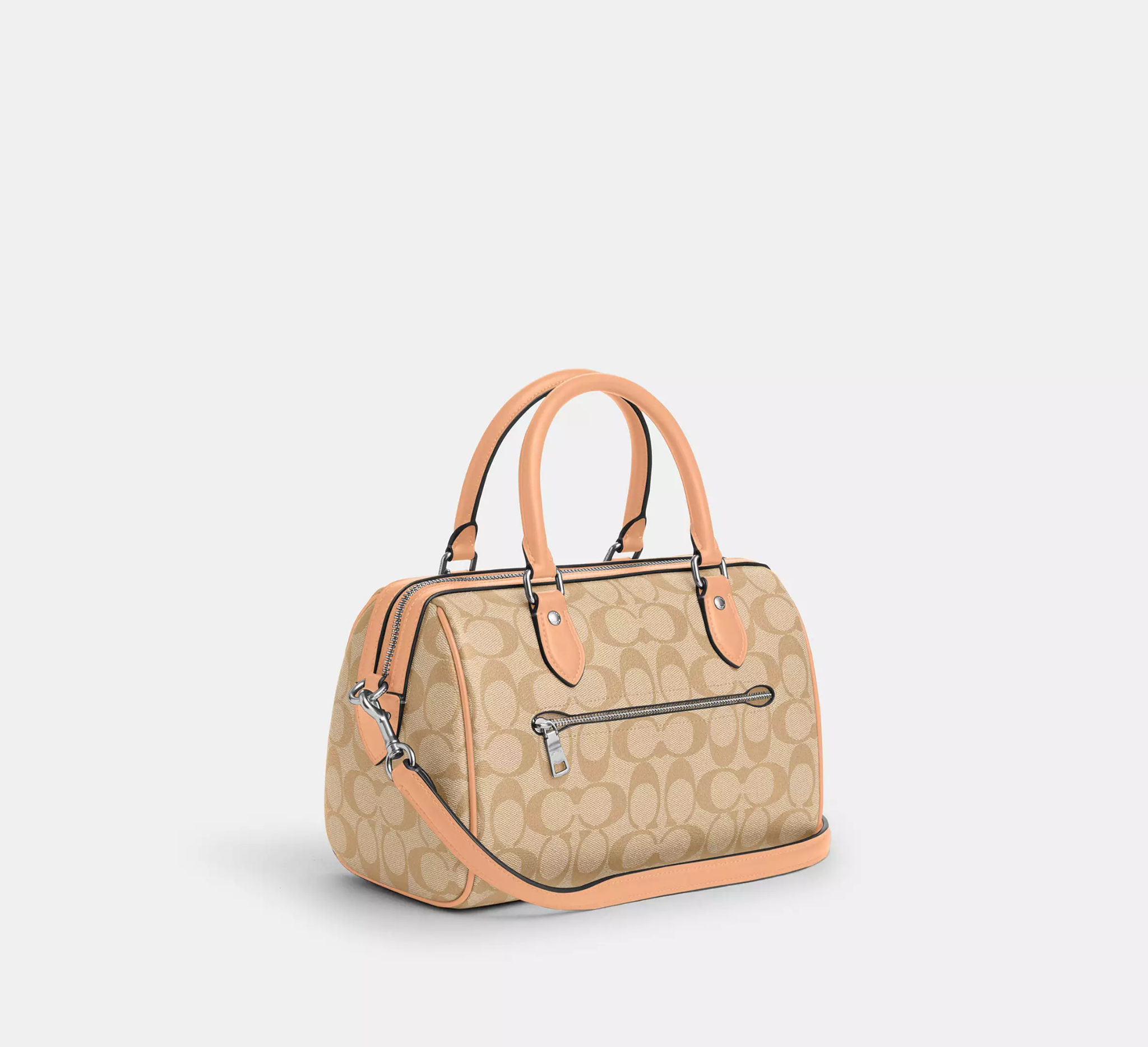 Túi Coach Rowan Satchel Signature Canvas 'Beige' CS188-IME74 - Ảnh 3