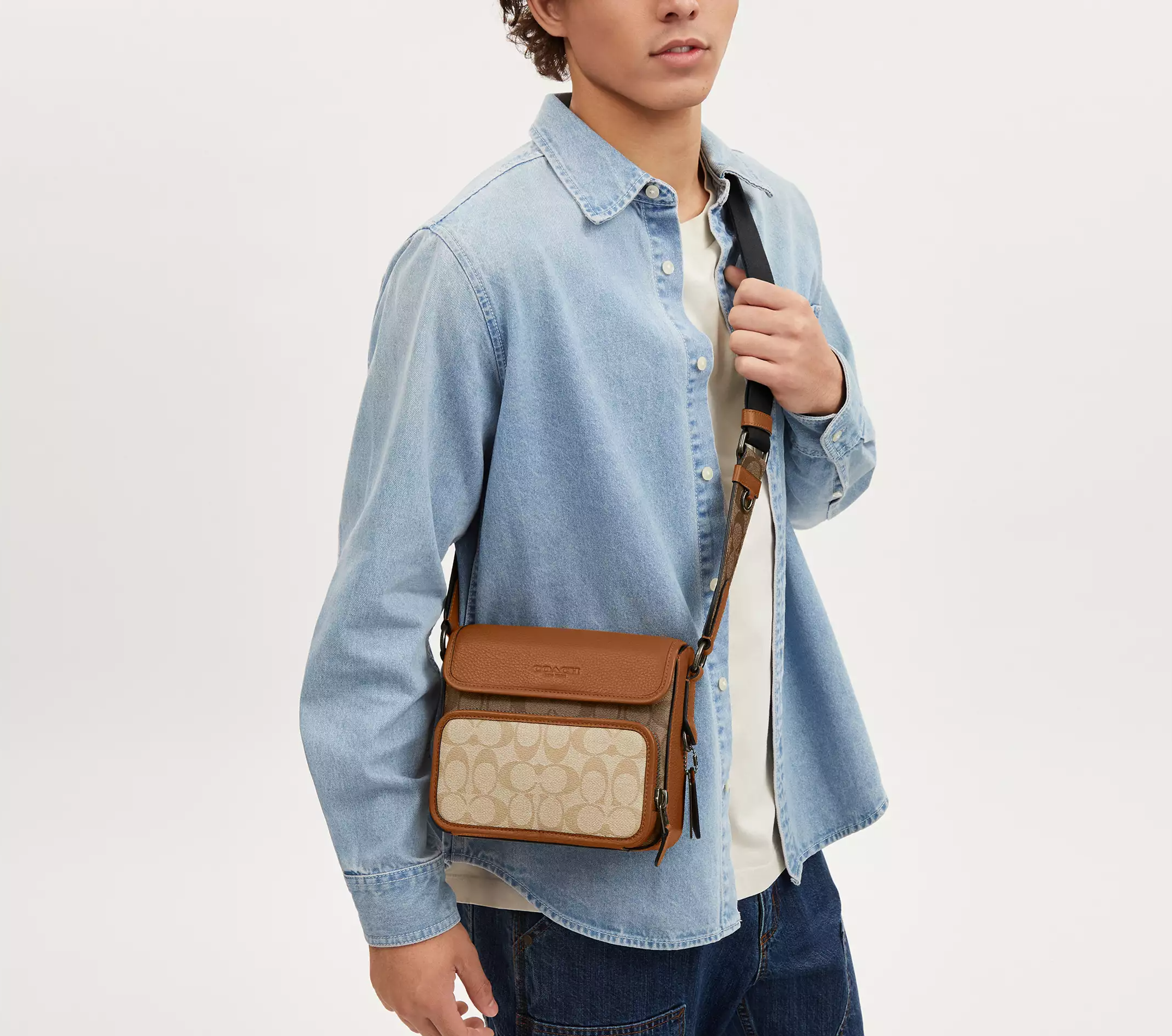 Túi Coach Sullivan Flap Crossbody Bag ‘Brown’ CS604-QBMYC - Ảnh 3