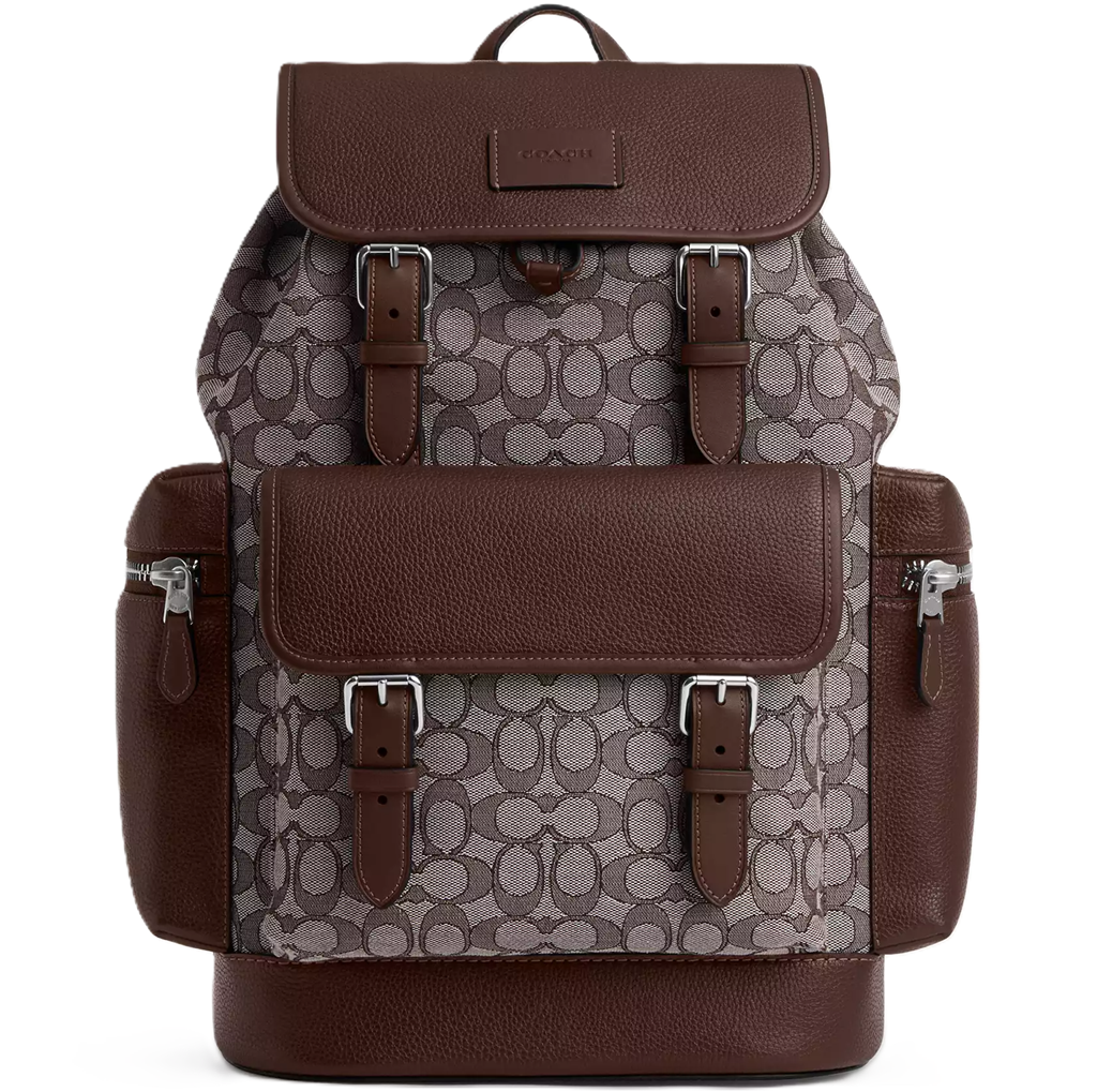 Balo Coach Sprint Backpack In Jacquard ‘Brown’ CT016-SVS8S