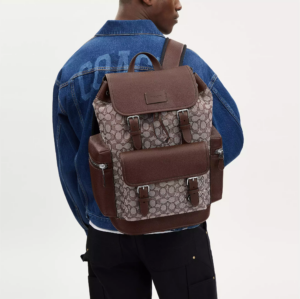 Alternative view of Balo Coach Sprint Backpack In Jacquard ‘Brown’ CT016-SVS8S