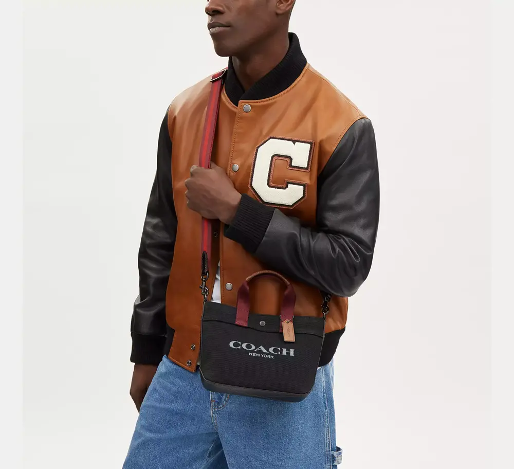 Alternative view of Túi Coach Tote 20 In Colorblock ‘Black’ CU299-JIBLK