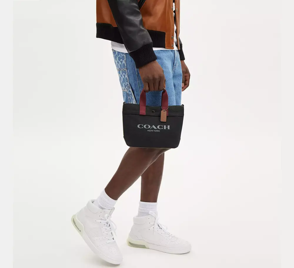 Túi Coach Tote 20 In Colorblock ‘Black’ CU299-JIBLK - Ảnh 3