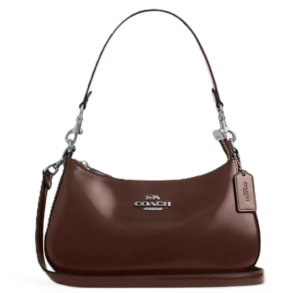 Túi Coach Teri Shoulder Bag ‘Brown’ CV938-SVMPL