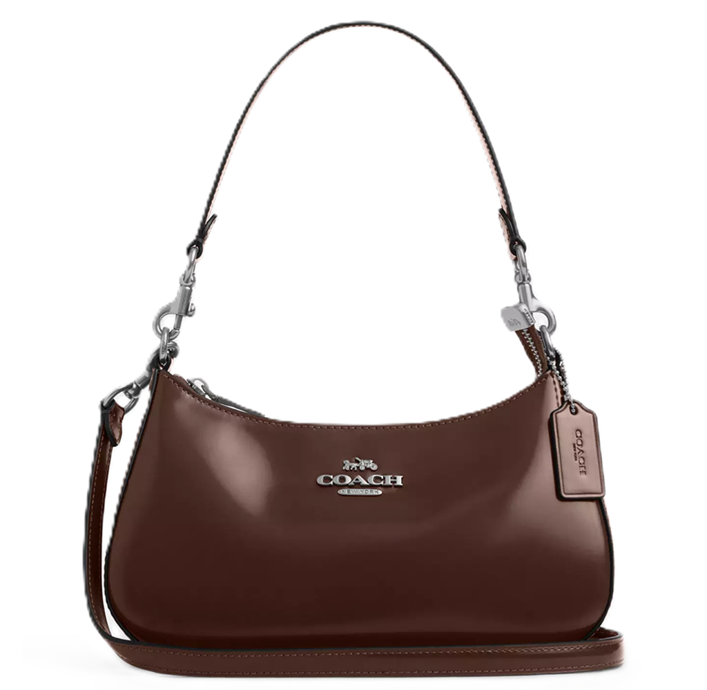 Túi Coach Teri Shoulder Bag ‘Brown’ CV938-SVMPL