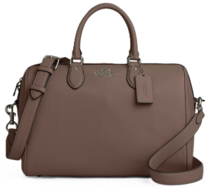 Túi Coach Rowan Large Satchel Bag ‘Dark Stone’ CV960-QBCBD