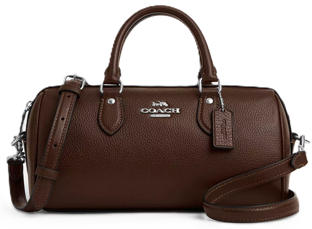 Túi Coach Rowan Long Satchel Bag ‘Brown’ CV964-SVMPL