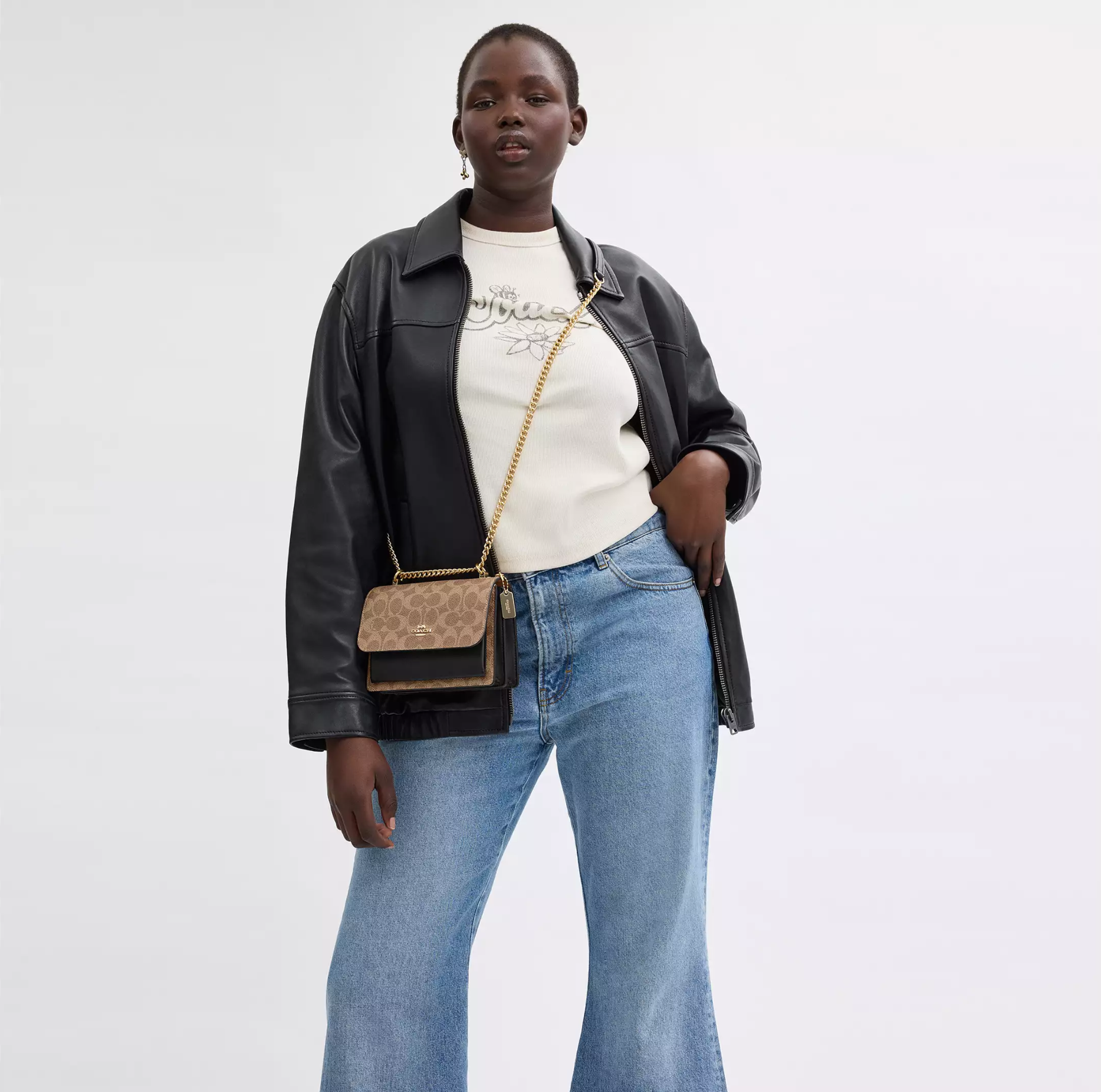 Túi Coach Mini Klare Crossbody Signature Canvas ‘Tan’ CW206-IMQRX - Ảnh 3