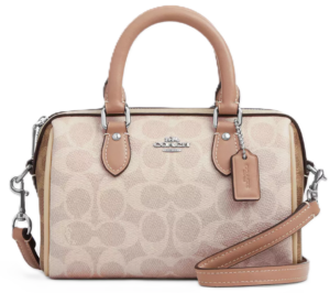 Túi Coach Mini Rowan Blocked Signature Canvas 'Taupe' CW330-SVXCU