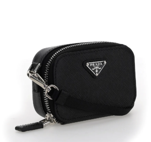 Alternative view of Túi Prada Logo Plaque Mini Pouch ‘Black’ 2TT1052AHF-F0002