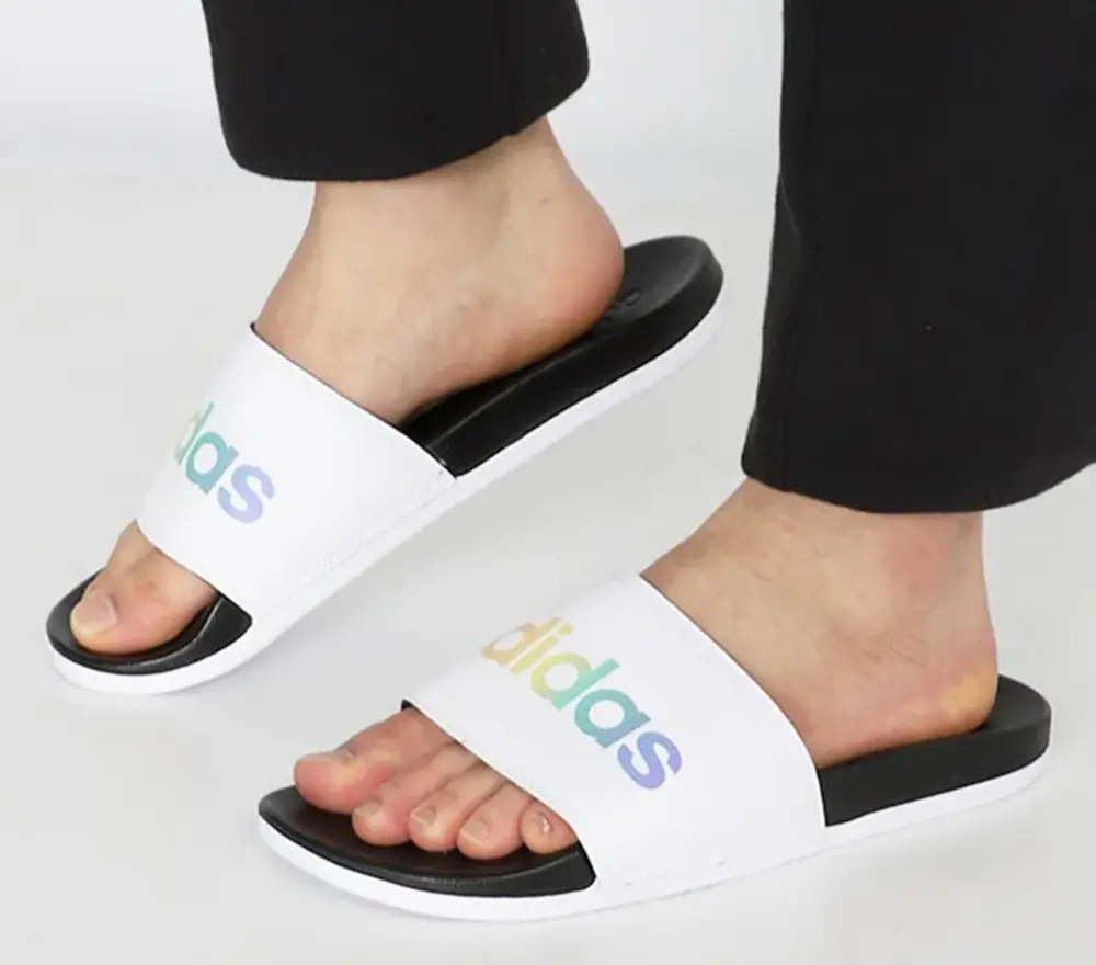 Alternative view of Dép Adidas Adilette Comfort ‘White Black’ H02488