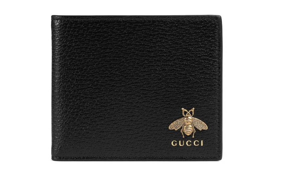 Ví Gucci Animalier Bee Leather Bicycle 'Black' 522915-DJ20T-1000