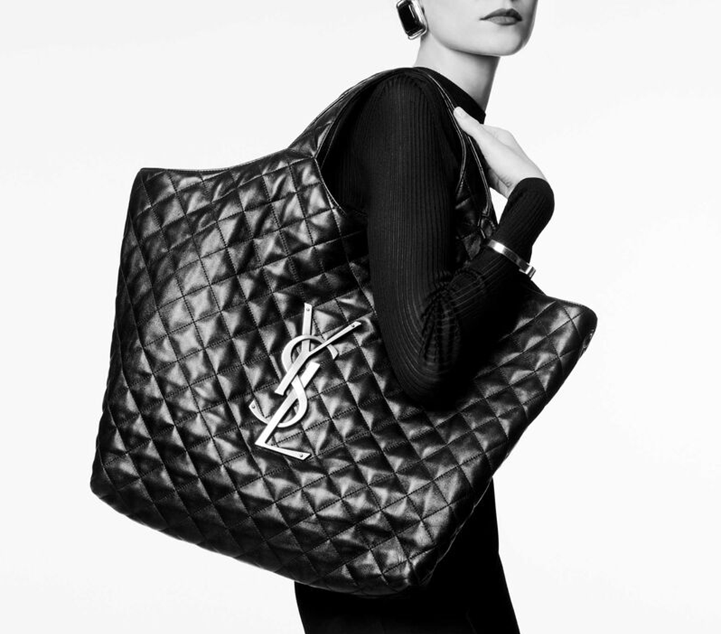 Túi Saint Laurent Icare Maxi 'Black' 698651AAANG1000 - Ảnh 2