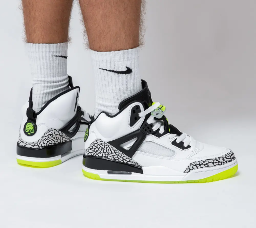 Alternative view of Giày Nike Air Jordan Spizike ‘Cement Volt’ 315371-170