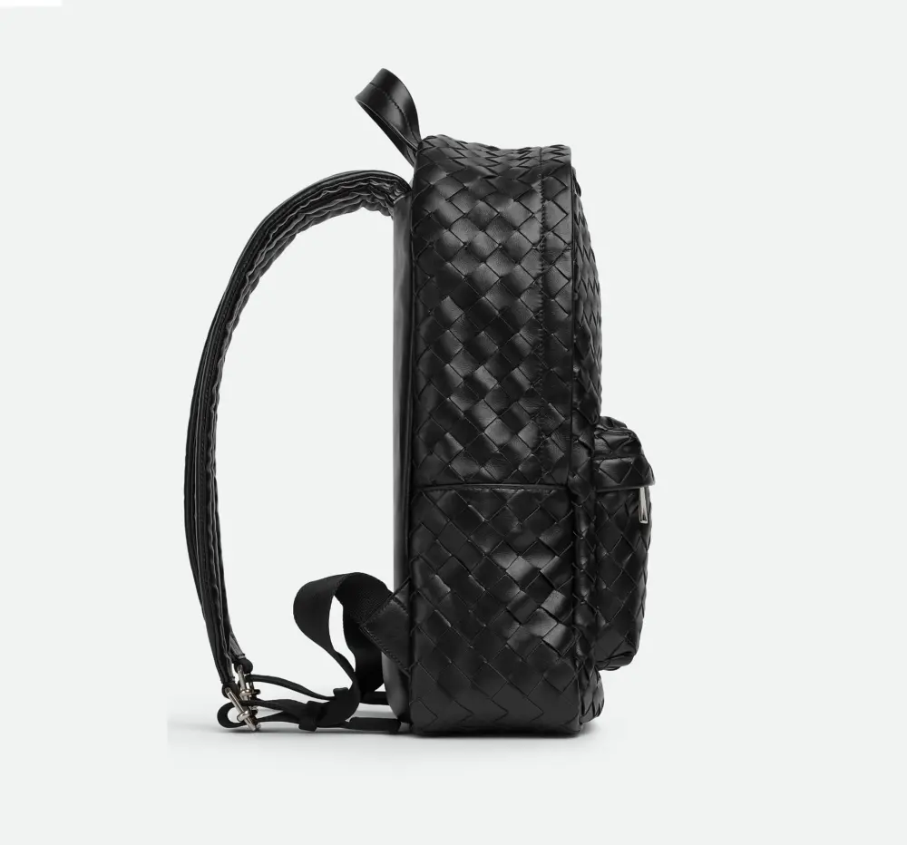 Balo Bottega Veneta Small Classic Intrecciato ‘Black’ 730728V2HL28803 - Ảnh 4