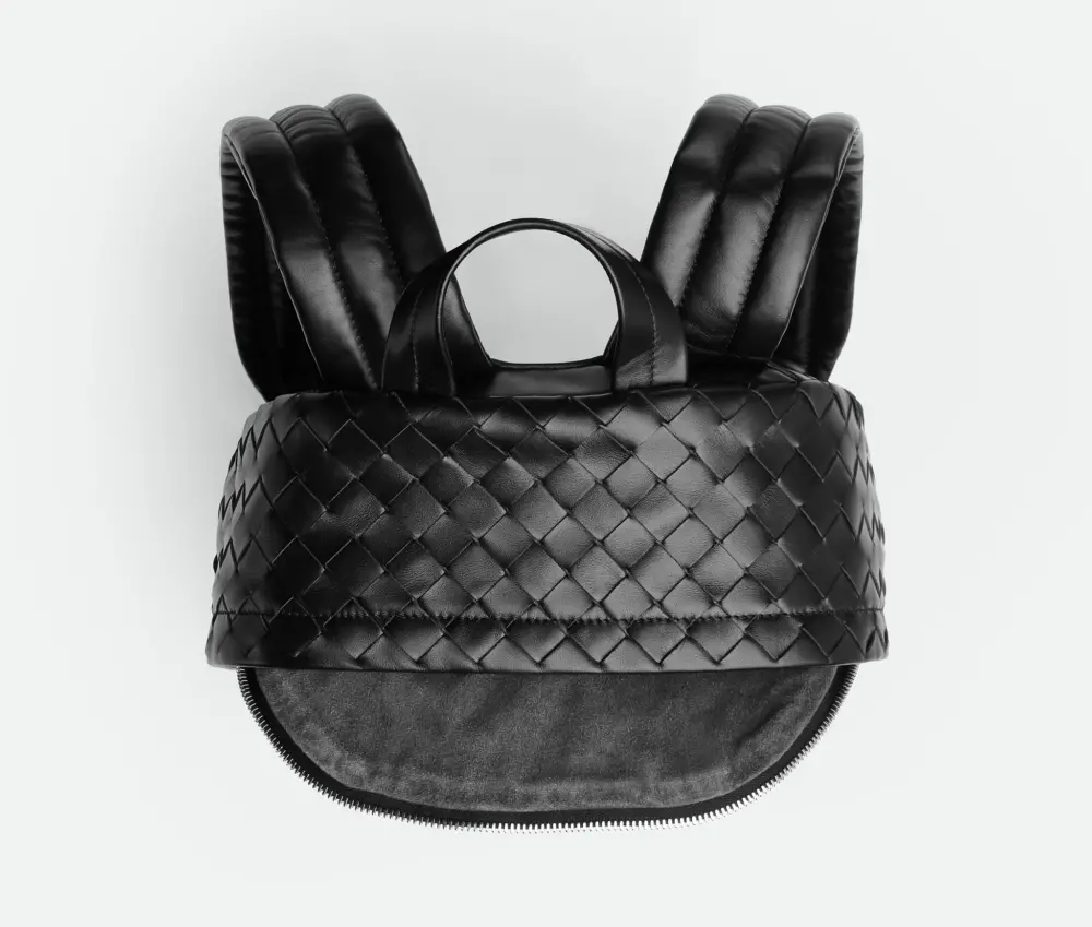 Balo Bottega Veneta Small Classic Intrecciato ‘Black’ 730728V2HL28803 - Ảnh 3