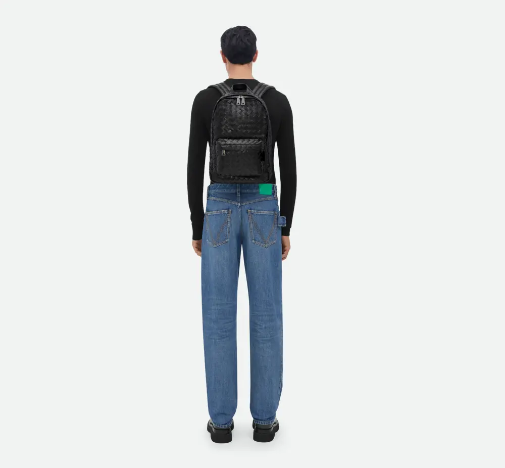 Alternative view of Balo Bottega Veneta Small Classic Intrecciato ‘Black’ 730728V2HL28803