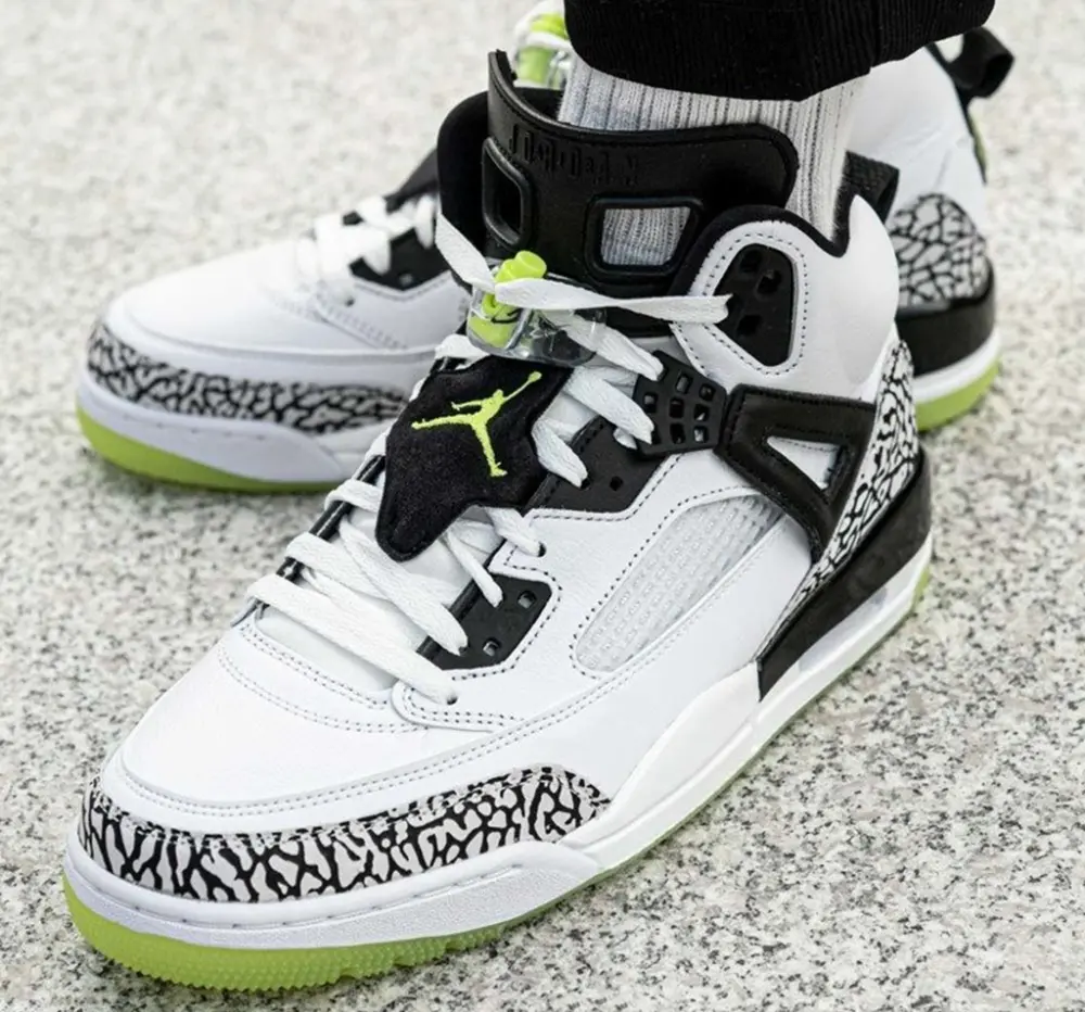 Giày Nike Air Jordan Spizike ‘Cement Volt’ 315371-170 - Ảnh 3