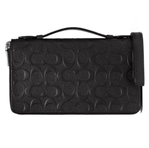 Túi Coach Double Zip Travel Organizer ‘Black’ 67637-QBBK
