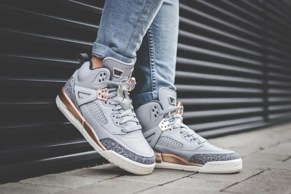 Giày Nike Air Jordan Spizike GS ‘Wolf Grey’ 535712-018 - Ảnh 4