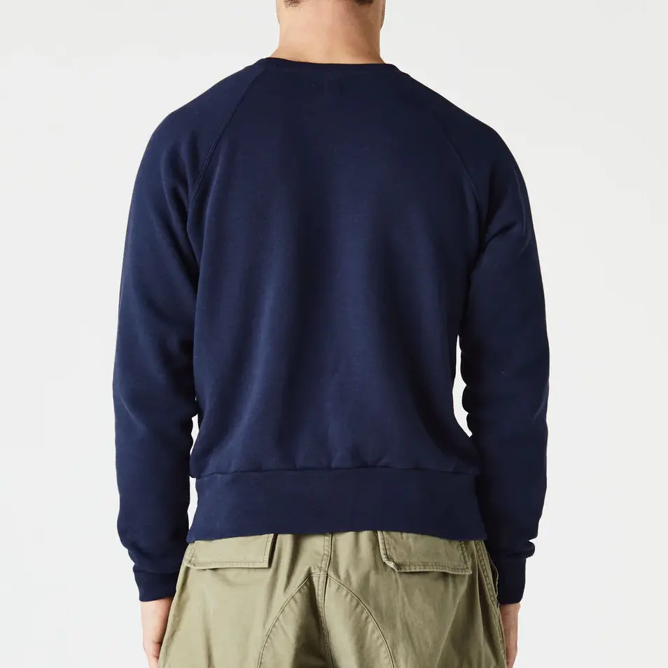 Alternative view of Áo Human Made Raglan Crewneck ‘Navy’ HM24CS019