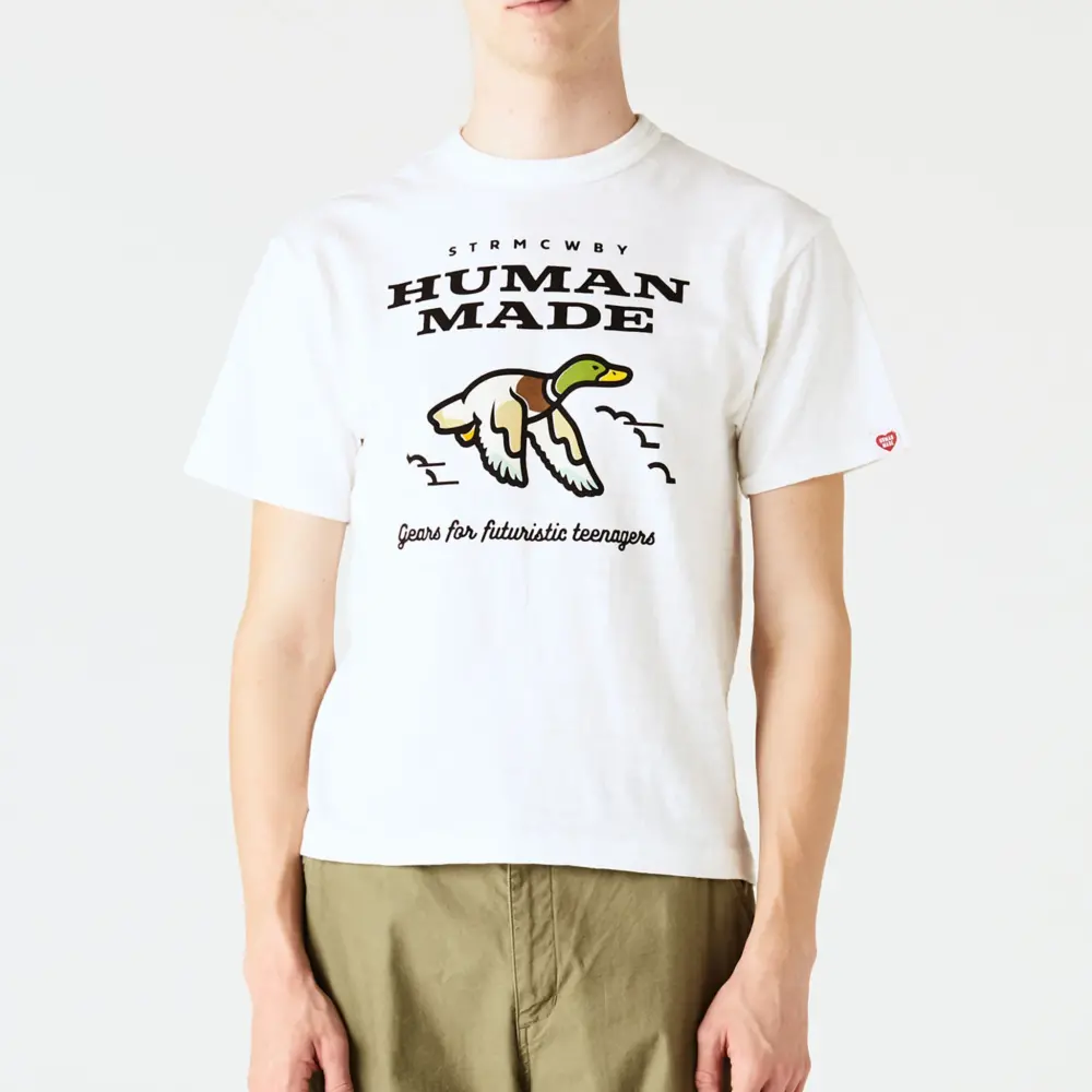 Áo Human Made T-Shirt #14 ‘White’ HM24TE015 - Ảnh 3