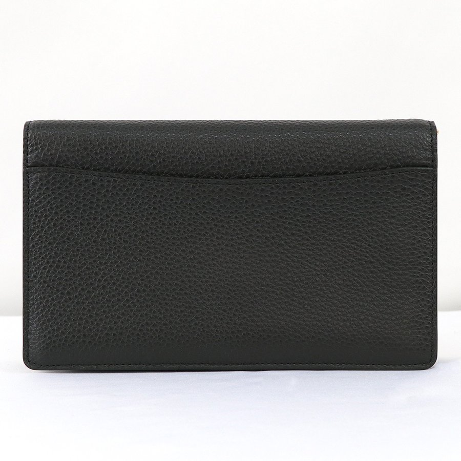 Túi Coach Anna Foldover Crossbody Clutch Black 3037 IMBLK - Ảnh 2