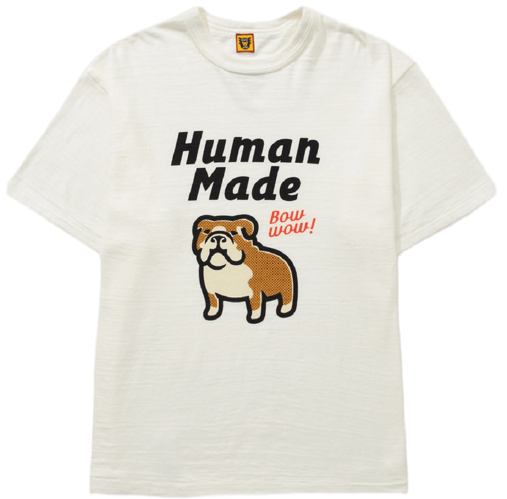 Áo Human Made Bulldog Puppy ‘White’