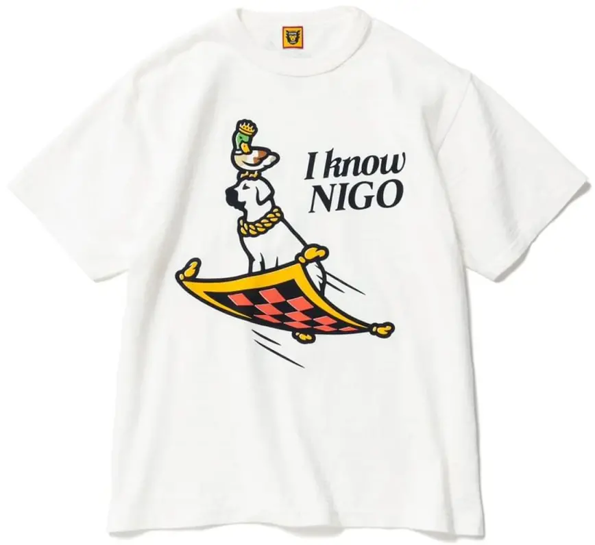 Áo Human Made I Know Nigo T-Shirt ‘White’