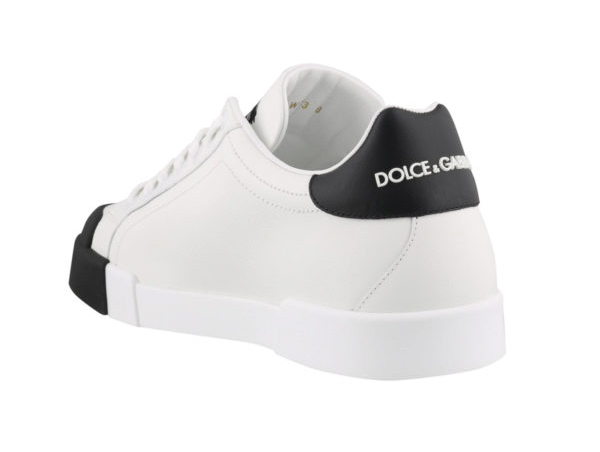 Giày Nam Dolce & Gabbana Calfskin Nappa 'White Black' CS1802AW11389697 - Ảnh 4