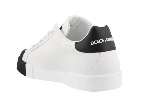Giày Nam Dolce & Gabbana Calfskin Nappa 'White Black' CS1802AW11389697 - Ảnh 4