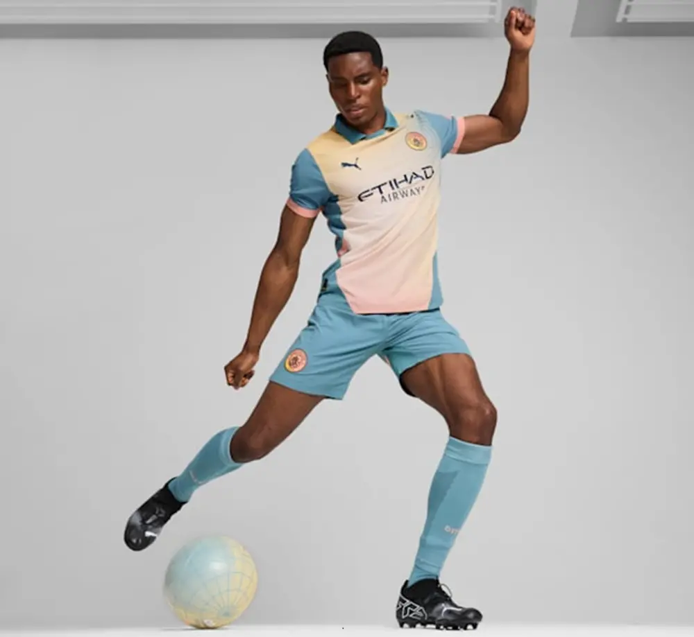 Alternative view of Áo Puma Manchester City 24/25 Fourth Jersey 'Rosebay' 778616-04