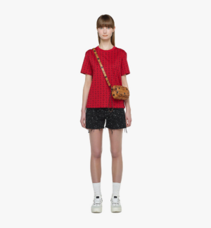 Alternative view of Túi MCM Mini Aren Wristlet in Maxi 'Cognac' MMRDATA02CO001