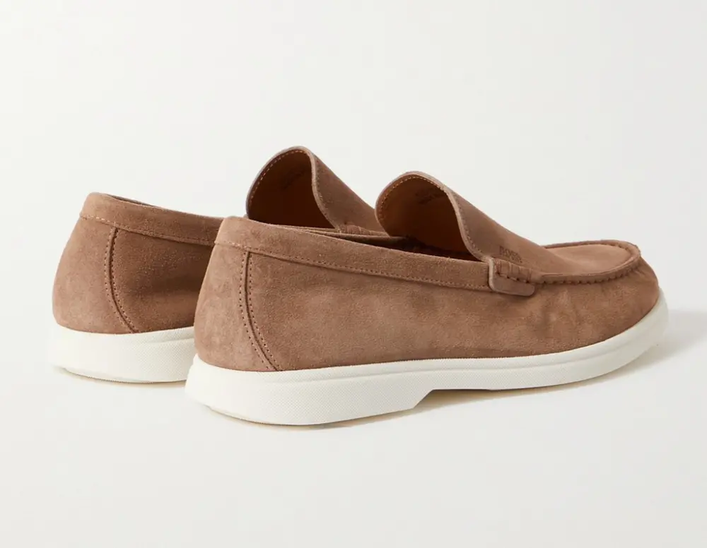 Giày Hugo Boss Suede Moccasins ‘Beige’ HBEU50471122-268 - Ảnh 3