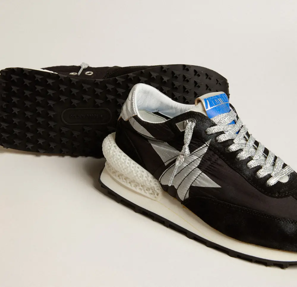 Giày Golden Goose Silver Star ‘Black’ GMF00684-F005675-90179 - Ảnh 4