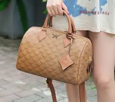 Túi MCM Medium Ella Boston Bag 'Cognac' MWBESEA07CO001 - Ảnh 3