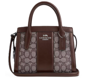 Túi Coach Andrea Carryall Bag In Signature Jacquard 'Oak' CT766-SVS8S