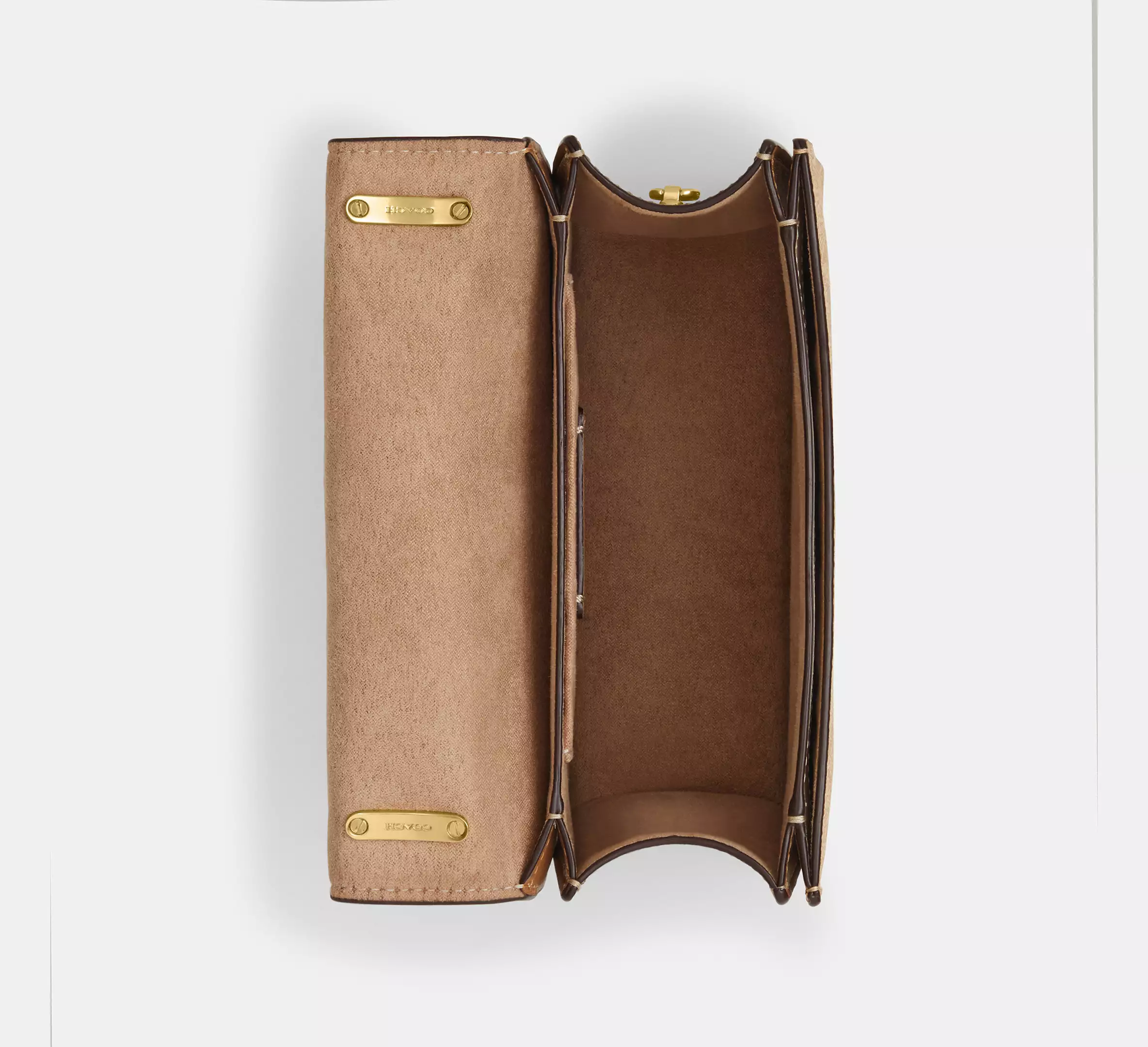 Túi Coach Morgan Square Crossbody Bag In Blocked 'Gold' CR329-IMWQ4 - Ảnh 5