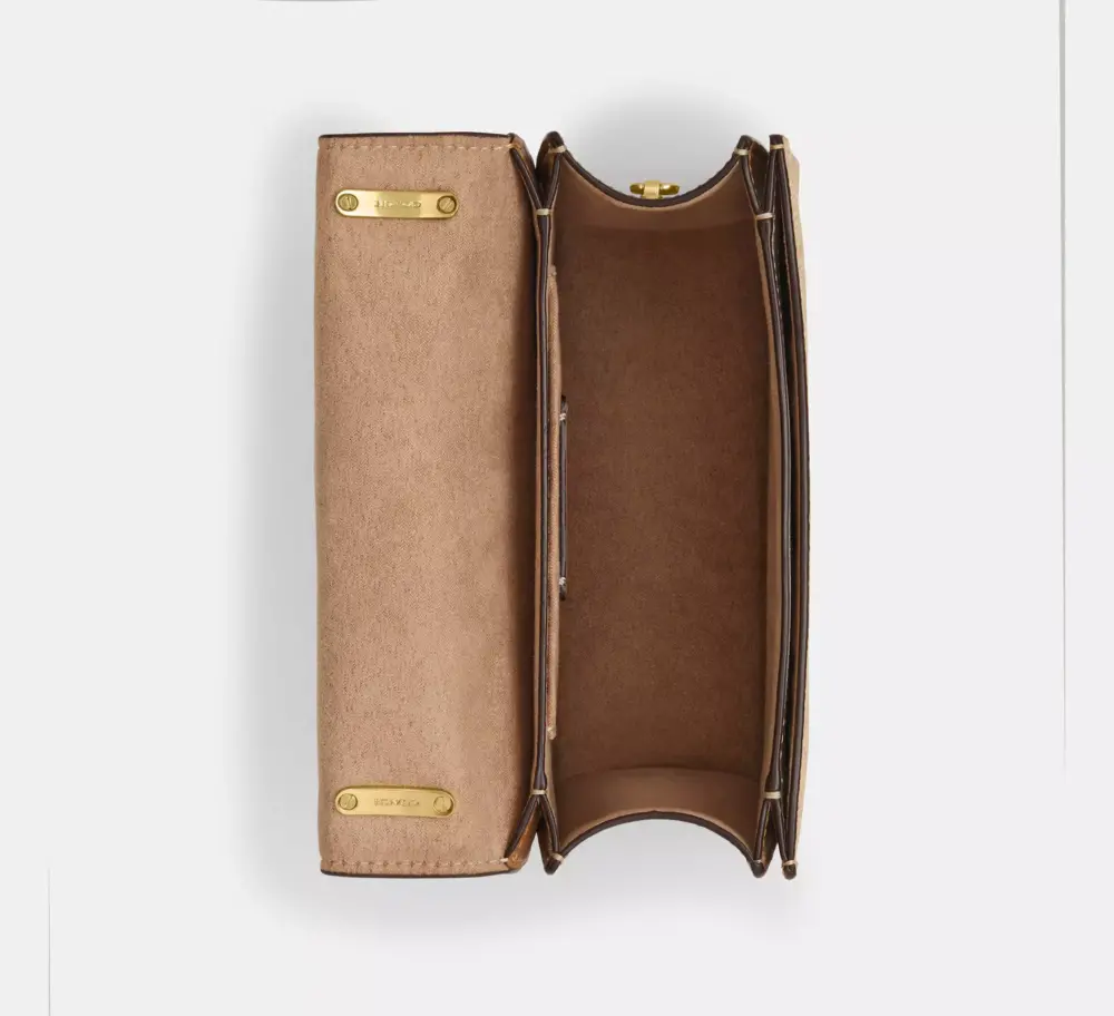 Túi Coach Morgan Square Crossbody Bag In Blocked 'Gold' CR329-IMWQ4 - Ảnh 5