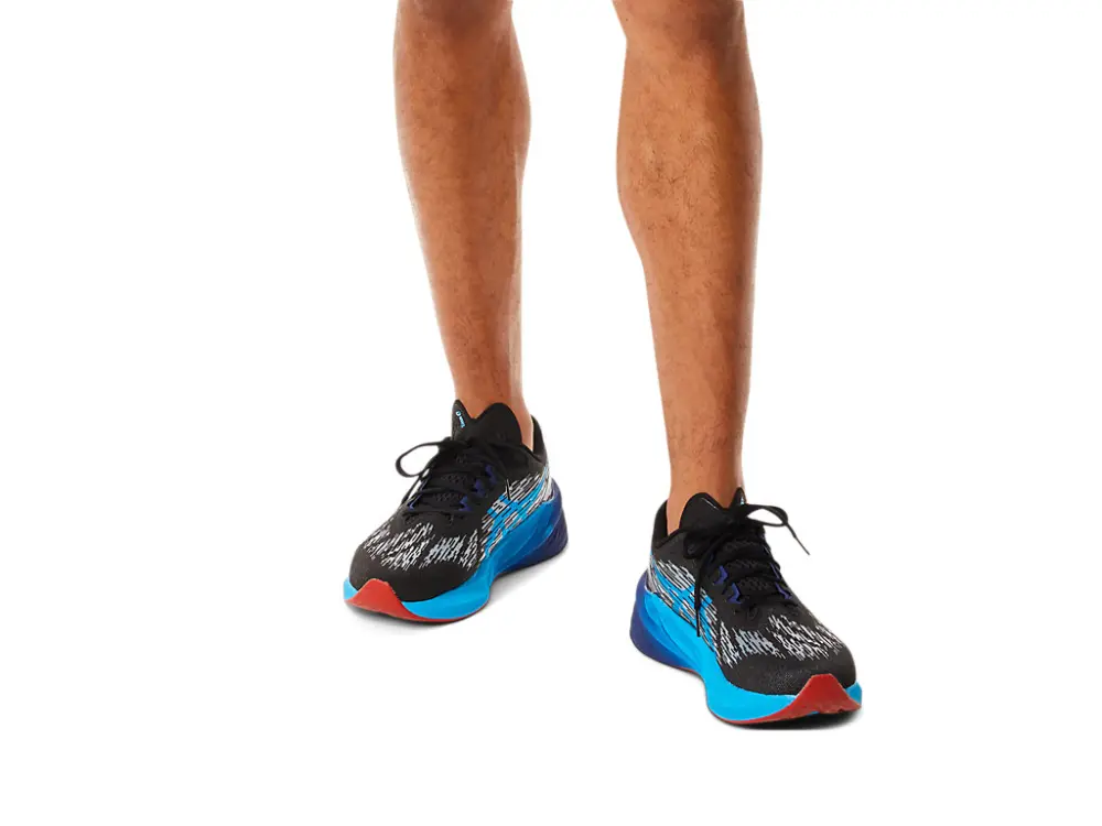 Alternative view of Giày Asics Novablast 3 'Black Island Blue' 1011B458-004