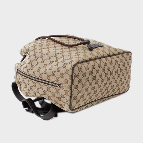 Túi Gucci GG Supreme Drawstring Backpack Brown 449175 KY9MN 9790 - Ảnh 2