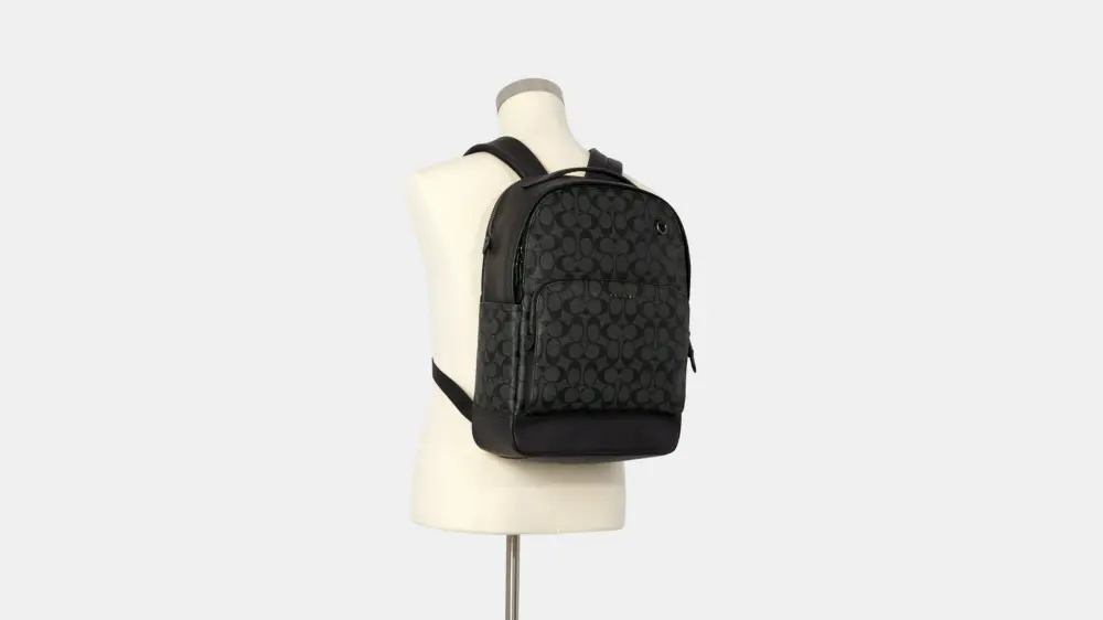 Balo Coach Graham Canvas ‘Black’ C2935-QBMI5 - Ảnh 4
