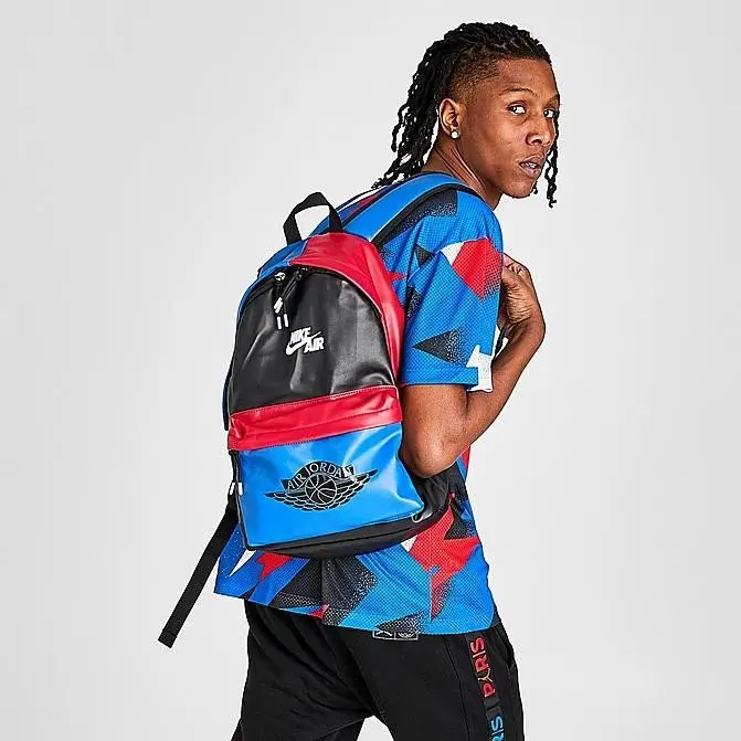 Balo Nike Air Jordan Mashup Retro 1 BackPack Red Blue Black 9A0390-RK2 - Ảnh 3
