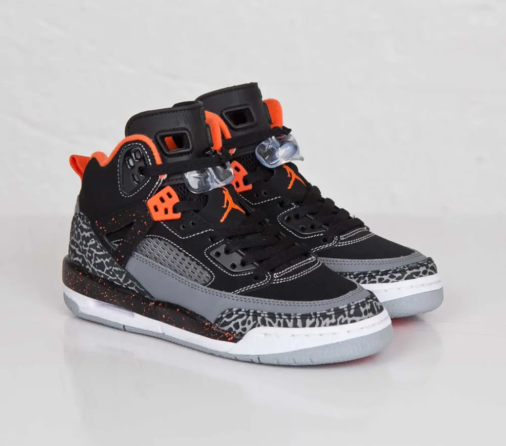 Giày Nike Jordan Spizike GS ‘Black Electric Orange’ 317321-080 - Ảnh 3