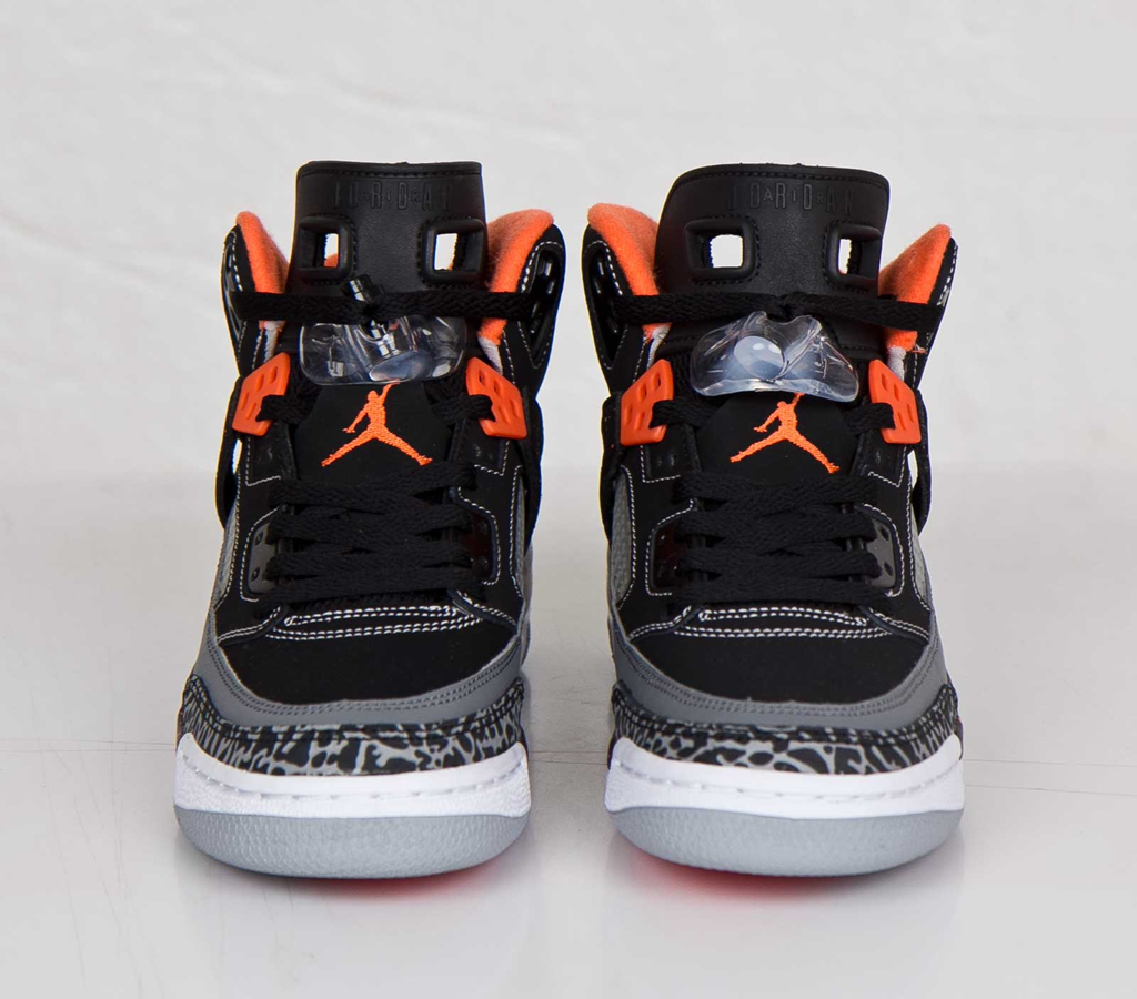 Giày Nike Jordan Spizike GS ‘Black Electric Orange’ 317321-080 - Ảnh 4