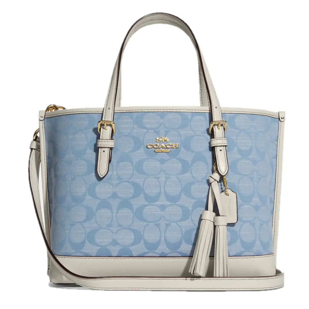 Túi Coach Mollie Tote ‘Blue’ CA142-IMUDY
