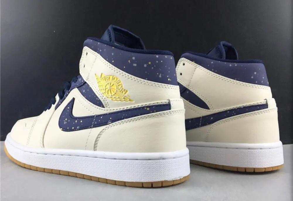 Giày Nike Jordan 1 Retro Mid ' Jeter' AH6342-104 - Ảnh 4